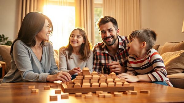 Découvrez les bienfaits du jeu pyramide en famille