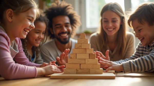 Stimulez votre esprit avec le jeu pyramide en famille