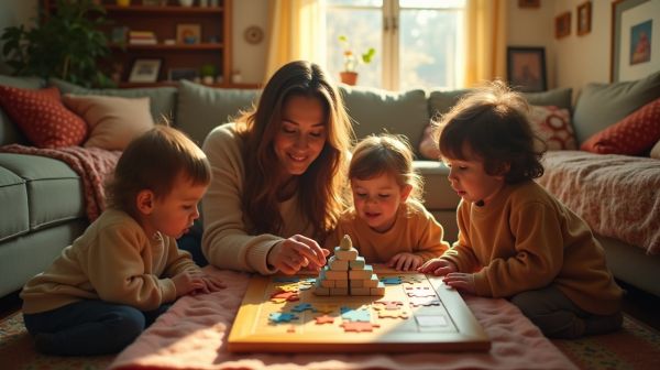Stimulez votre esprit avec le jeu pyramide en famille